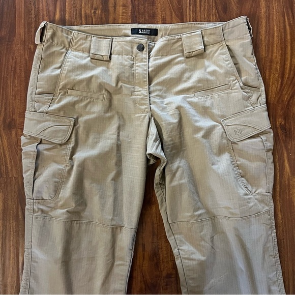 5.11 Tactical Carpenter Cargo Khaki Pants size 18 - Picture 2 of 13